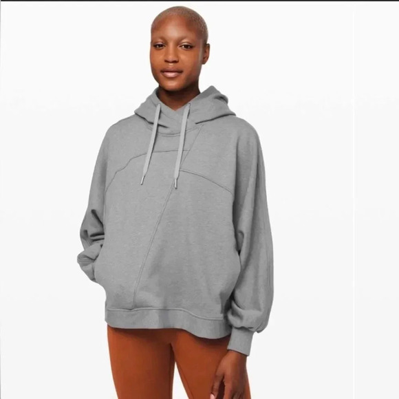 Lululemon Broken Beats Hoodie Heathered Glacier Grey size X/S - Picture 1 of 16